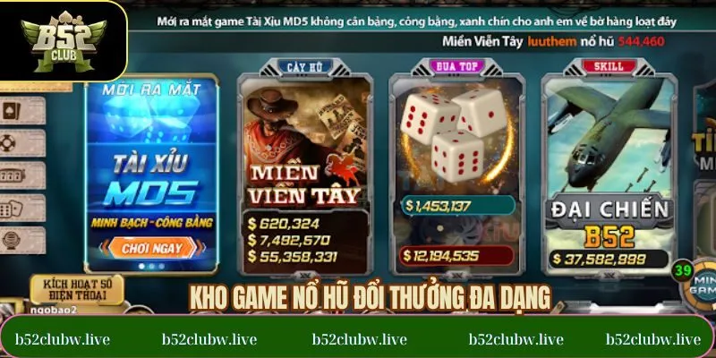 Những siêu phẩm game slot cuốn hút và phổ biến trên nhà cái