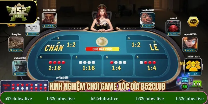 Mẹo chơi xóc đĩa B52CLUB hiệu quả nên biết