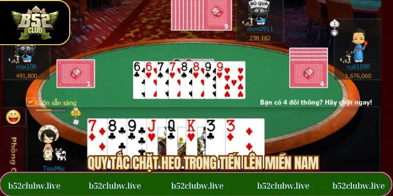 Luật chặt heo trong tiến lên miền Nam