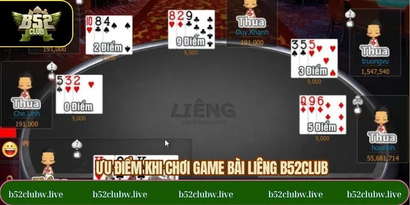 Ưu thế khi thành viên trải nghiệm bài liêng tại nhà cái